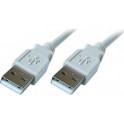 USB 2.0 Kabel přívodní, A-A, 1m, A/M-A/M