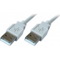USB 2.0 Kabel přívodní, A-A, 2m, A/M-A/M